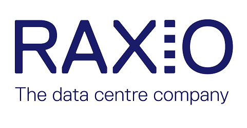 Raxio logo with inscription The data centre company Home